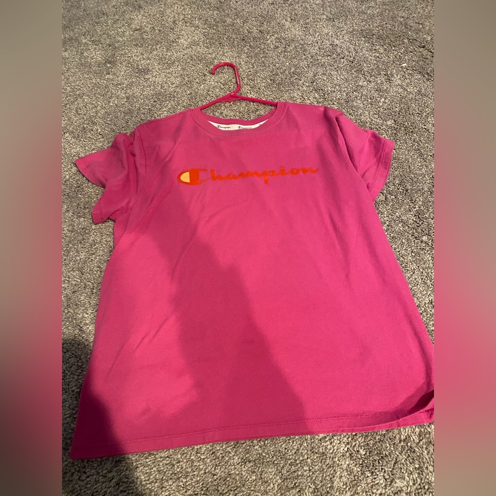 size medium champion tshirt